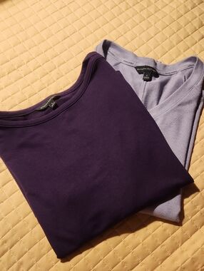 Banana Republic Purple and Lavender Knit Tops